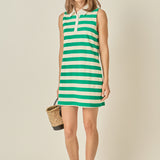 Striped Knit Mini Dress