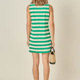 Striped Knit Mini Dress