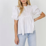 Baby Doll Top with Back Spaghetti Tie