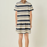 Striped Polo Mini Dress