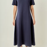 Short Sleeve Midi Dress