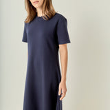 Short Sleeve Midi Dress
