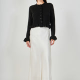 Long Sleeve Ruffled Cardigan