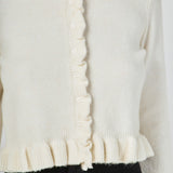 Long Sleeve Ruffled Cardigan