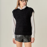 Chunky Knit Sweater Vest