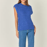 Chunky Knit Sweater Vest
