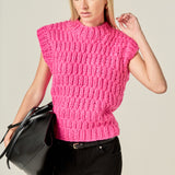 Chunky Knit Sweater Vest