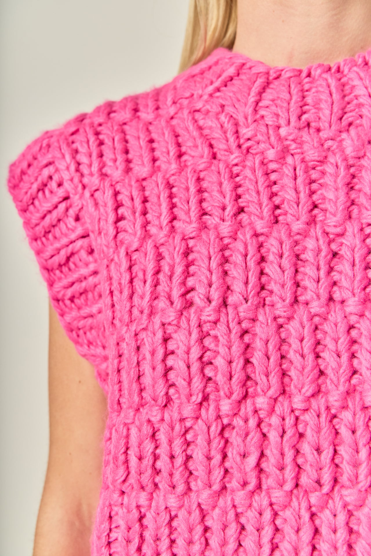 Chunky Knit Sweater Vest – English Factory