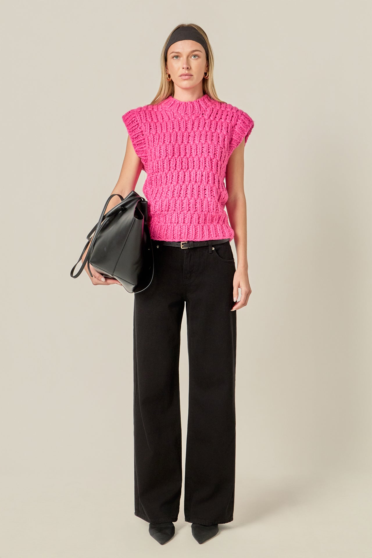 Open Back Cropped Sweater – English Factory