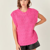 Chunky Knit Sweater Vest