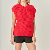 Chunky Knit Sweater Vest