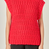 Chunky Knit Sweater Vest