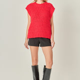 Chunky Knit Sweater Vest