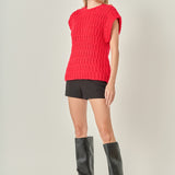 Chunky Knit Sweater Vest