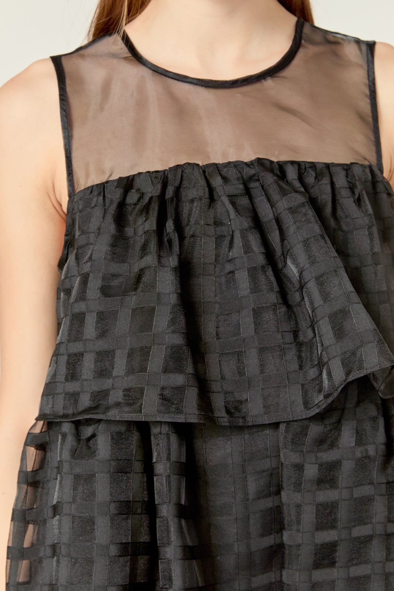 Acka organdy frill dress サイズ1 organdy frill dress – Acka online store