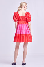 Load image into Gallery viewer, Two Tone Sweetheart Mini dress
