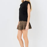 Chunky Knit Sweater Vest