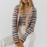 Knit Stripe Cardigan