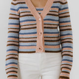 Knit Stripe Cardigan