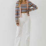 Knit Stripe Cardigan