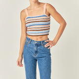 Stripe Knit Tank Top