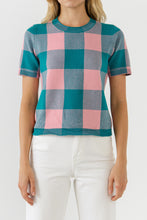 Load image into Gallery viewer, Gingham Sweater
