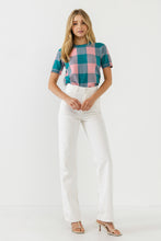 Load image into Gallery viewer, Gingham Sweater
