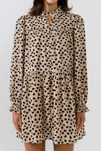 Load image into Gallery viewer, Dotted Button Detail Mini Dress
