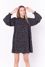Load image into Gallery viewer, Floral Button Detail Mini Dress
