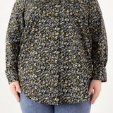 Floral Collar Detail Shirt