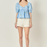 Multi Floral Embroidery Top
