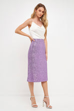 Load image into Gallery viewer, Sequins Midi Skirt
