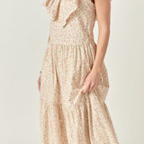 Floral Ruffled Midi Dress