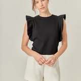 Knit Ruffled Top