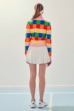 Load image into Gallery viewer, Multi Color Gingham Cardigan
