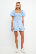 Load image into Gallery viewer, Smocked Dress with Balloon Sleeves
