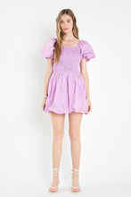Load image into Gallery viewer, Smocked Dress with Balloon Sleeves

