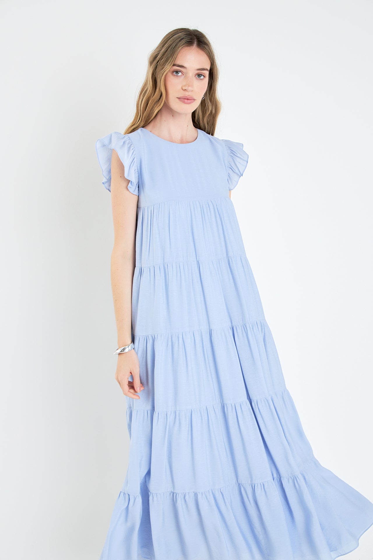 Tiered Maxi Dress English Factory