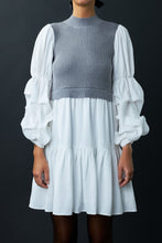 Load image into Gallery viewer, Mixed Media Mini Dress
