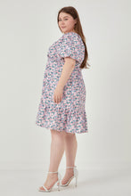 Load image into Gallery viewer, Floral Puff Sleeve Mini Dress
