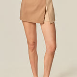 Colorblock High-Rise Skort