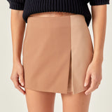 Colorblock High-Rise Skort