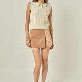 Colorblock High-Rise Skort
