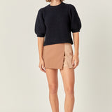 Colorblock High-Rise Skort