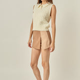 Colorblock High-Rise Skort