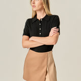 Colorblock High-Rise Skort