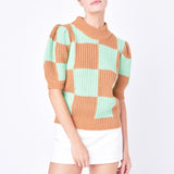 Check Pattern Sweater