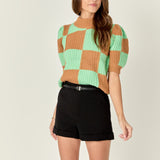 Check Pattern Sweater