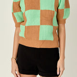 Check Pattern Sweater