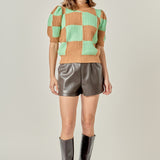 Check Pattern Sweater